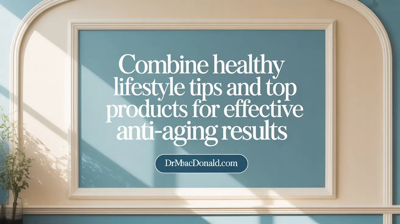 Combine Good Habits and Top Products for Optimal Anti-Aging Results