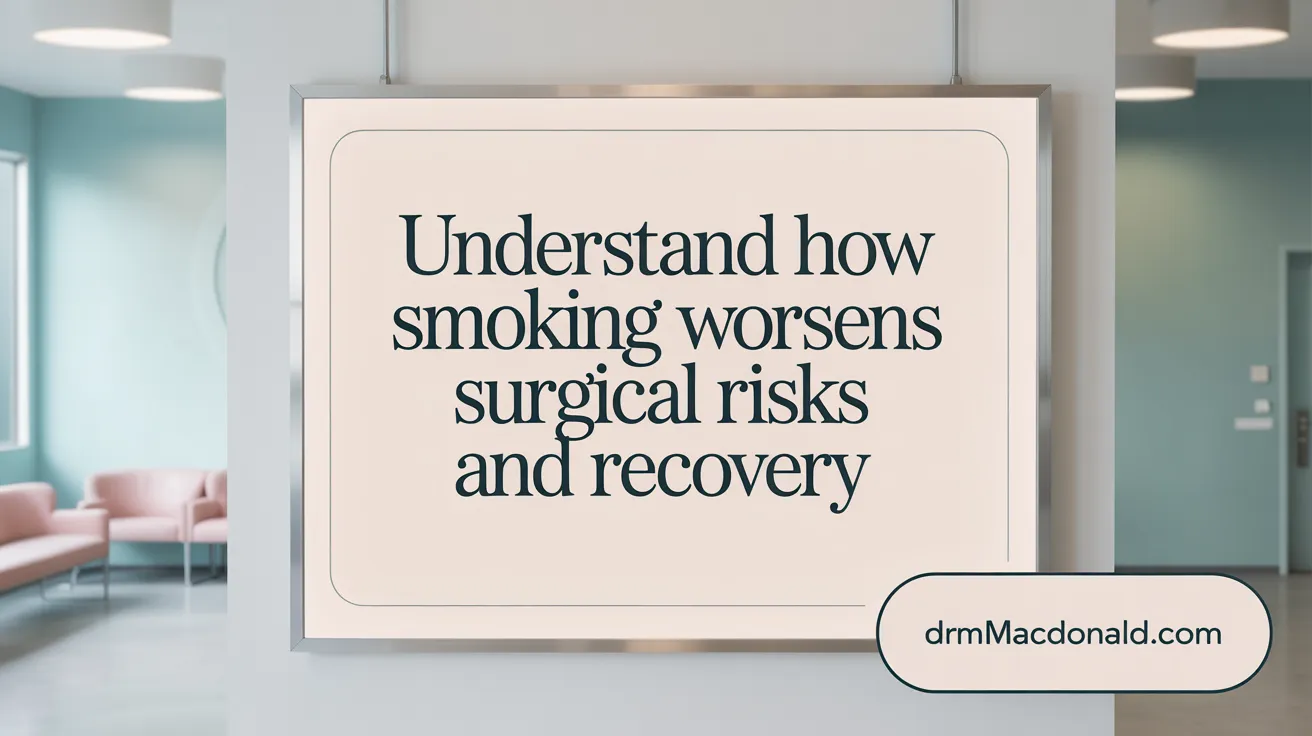Understand How Smoking Worsens Surgical Risks and Recovery