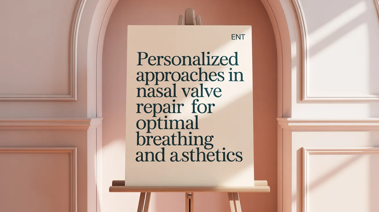 Personalized Approaches in Nasal Valve Repair for Optimal Breathing and Aesthetics