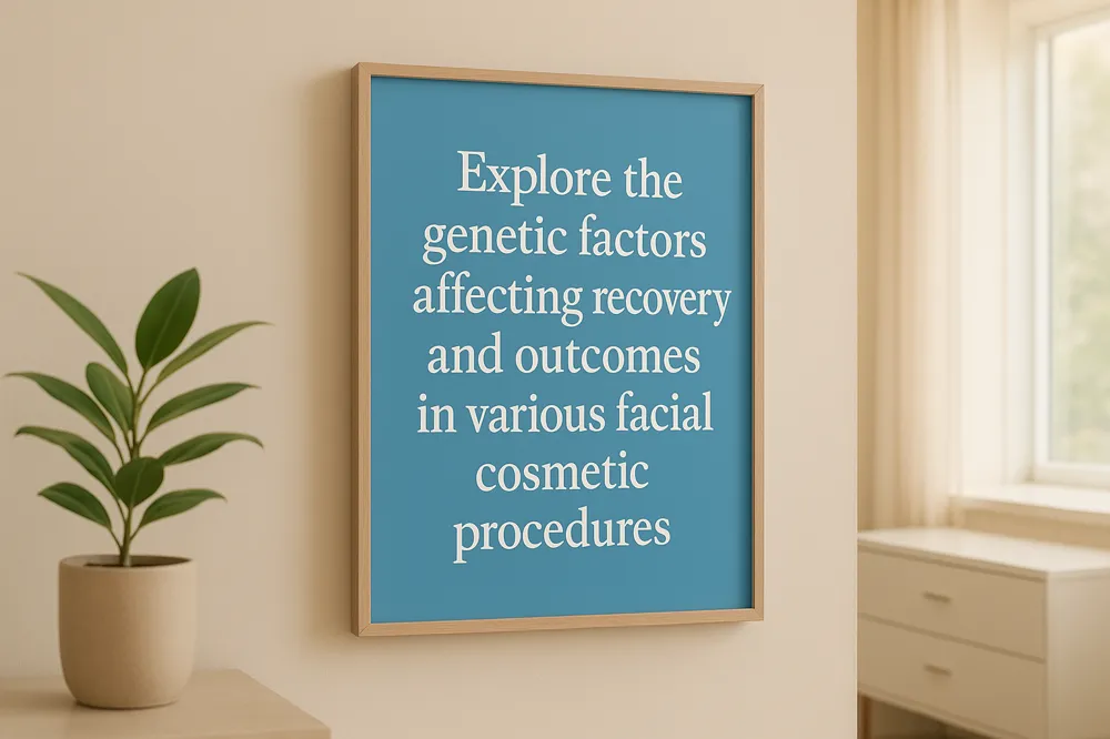 Explore the genetic factors affecting recovery and outcomes in various facial cosmetic procedures.