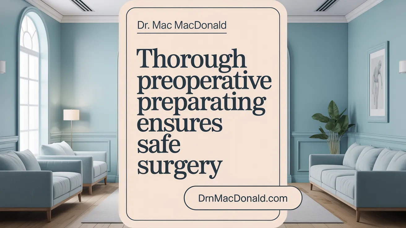 Thorough Preoperative Preparation Ensures Safe Surgery