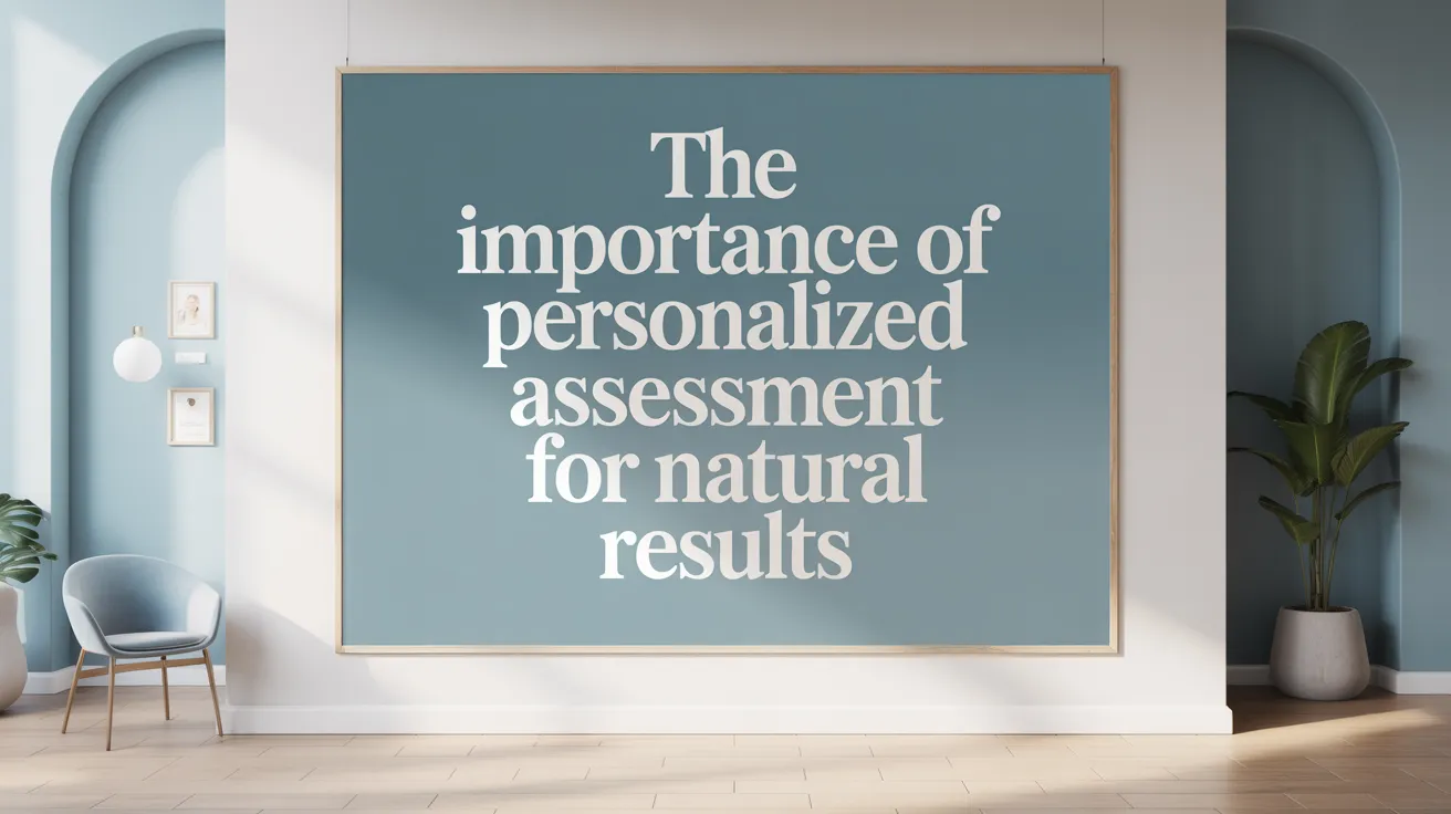 The Importance of Personalized Assessment for Natural Results