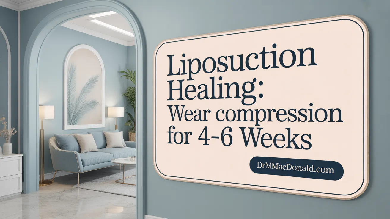 Liposuction Healing: Wear Compression for 4-6 Weeks
