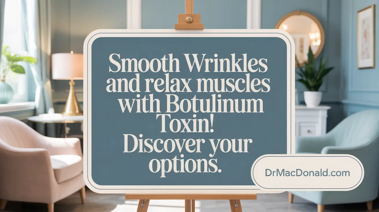 Smooth wrinkles and relax muscles with Botulinum Toxin! Discover your options.