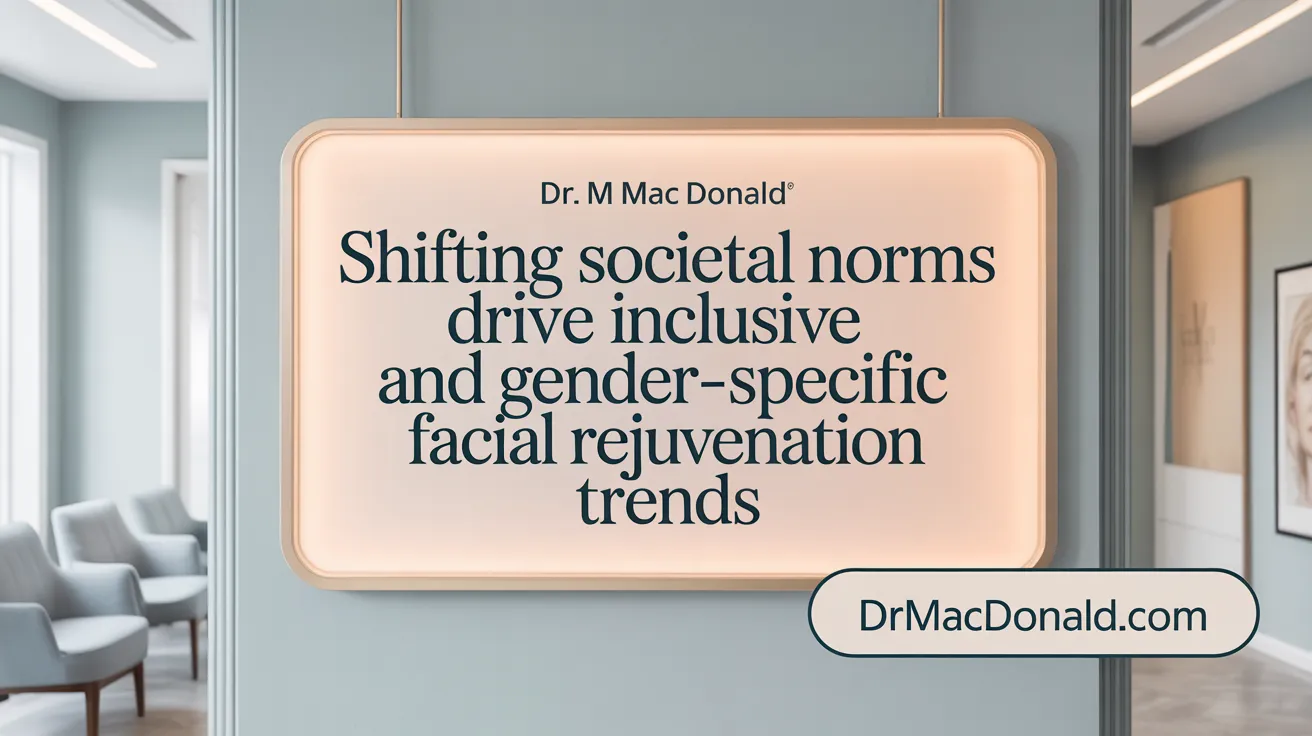 Shifting Societal Norms Drive Inclusive and Gender-Specific Facial Rejuvenation Trends
