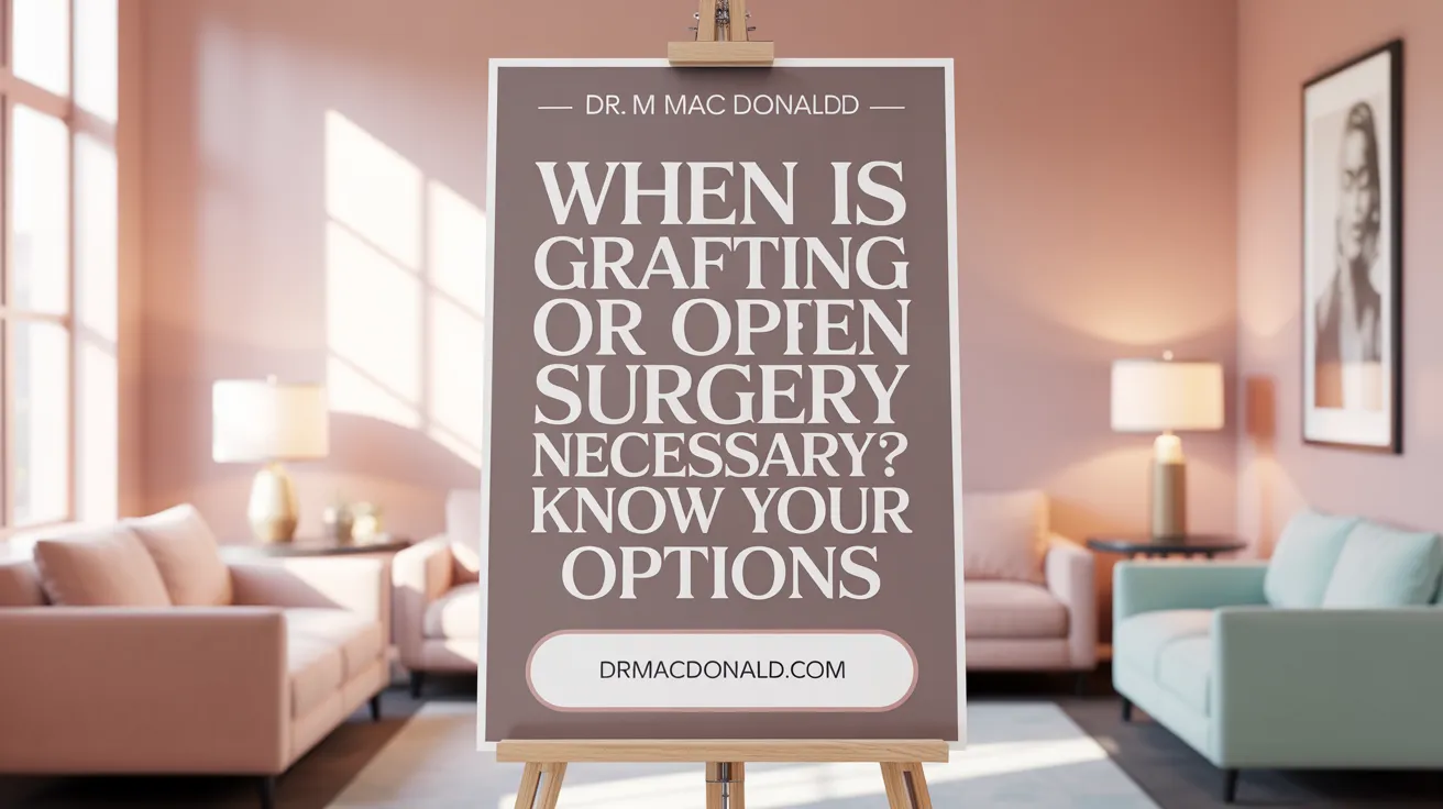 When Is Grafting or Open Surgery Necessary? Know Your Options