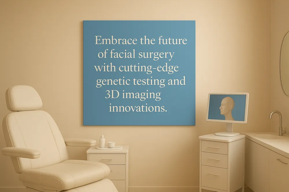 Embrace the future of facial surgery with cutting-edge genetic testing and 3D imaging innovations.