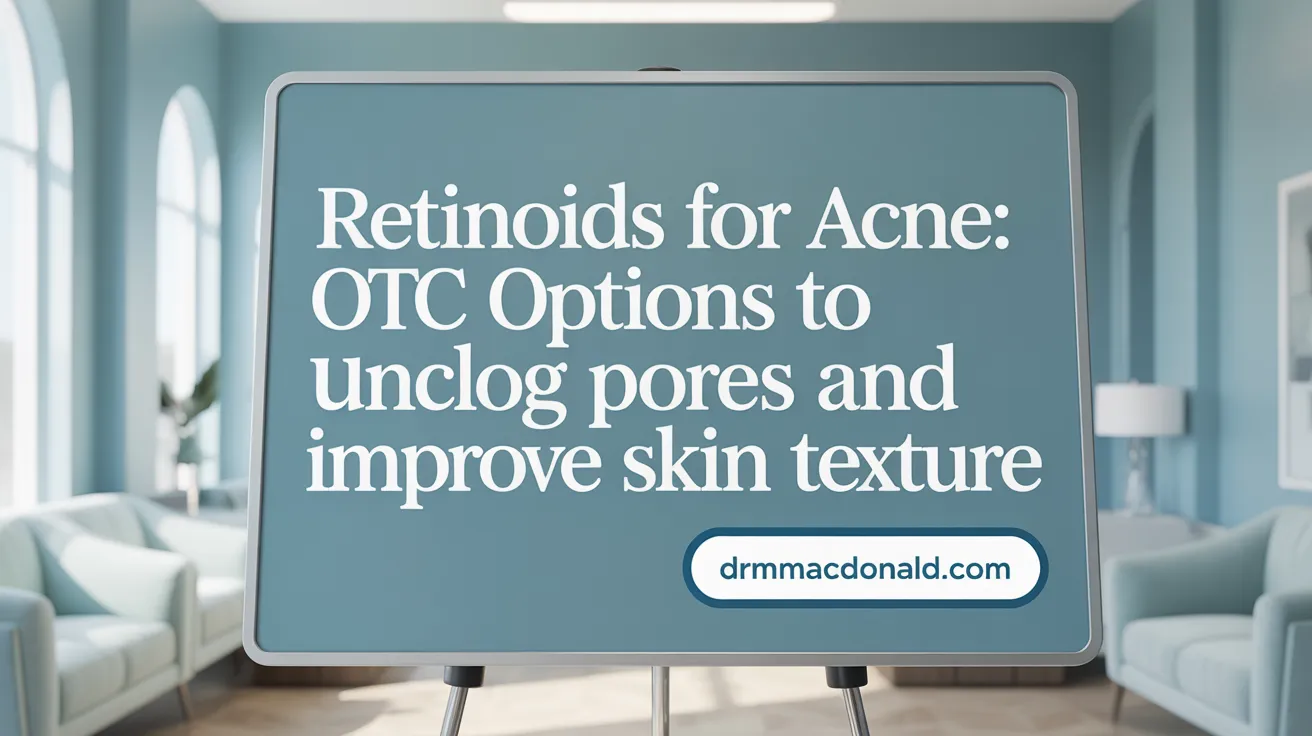 Retinoids for Acne: OTC Options to Unclog Pores and Improve Skin Texture