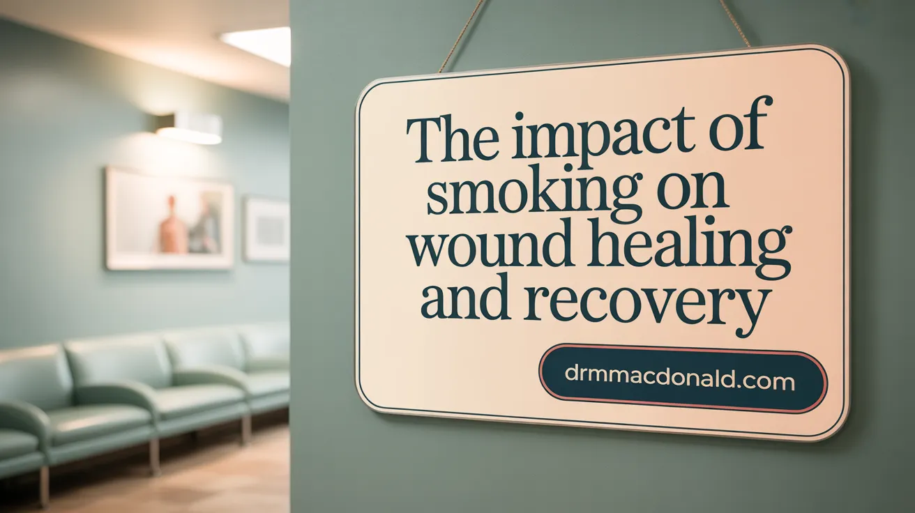 The Impact of Smoking on Wound Healing and Recovery