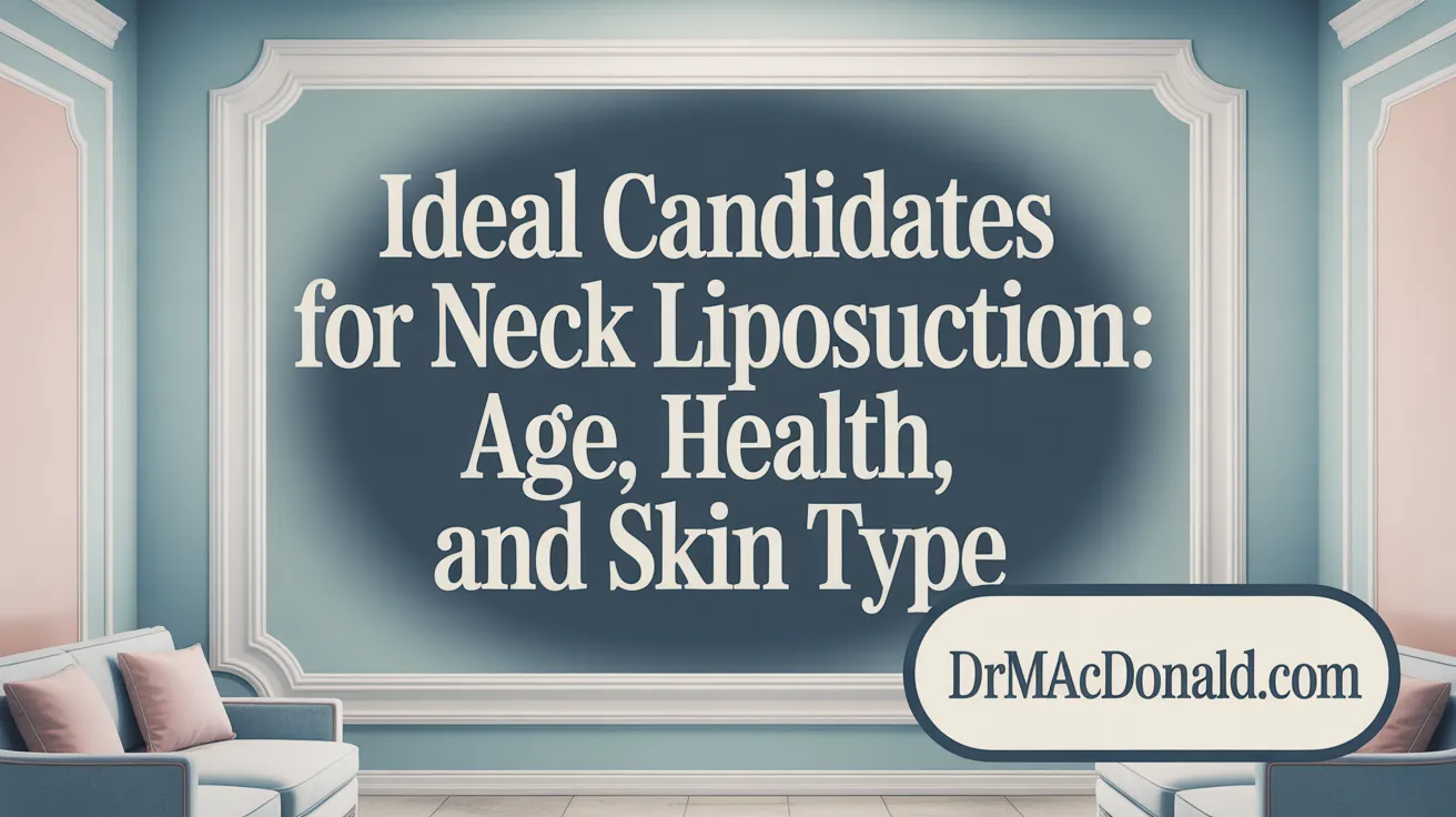 Ideal Candidates for Neck Liposuction: Age, Health, and Skin Type