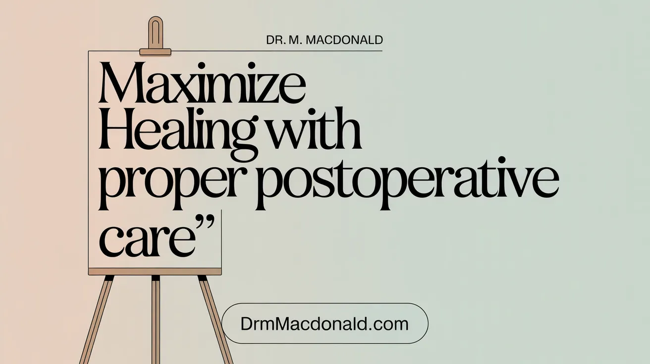 Maximize Healing with Proper Postoperative Care