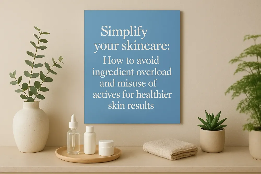 Simplify your skincare: How to avoid ingredient overload and misuse of actives for healthier skin results.