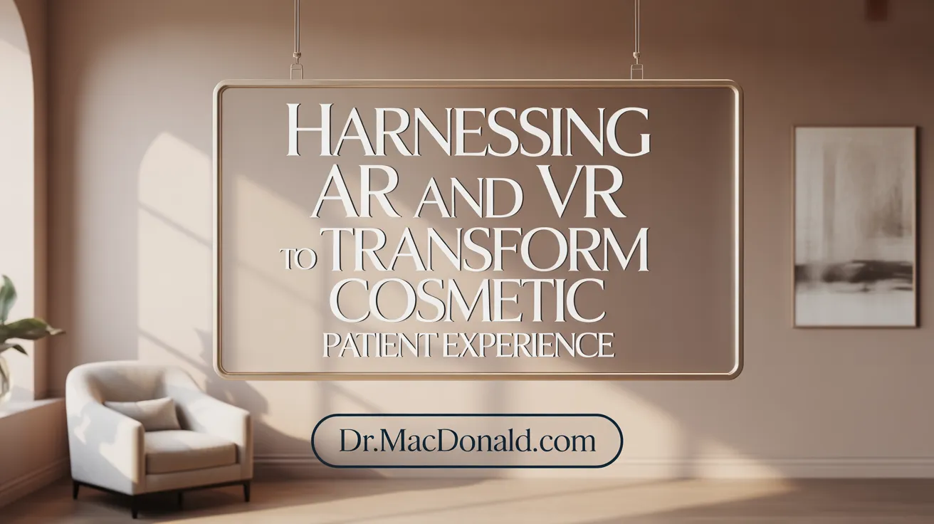 Harnessing AR and VR to Transform Cosmetic Patient Experience