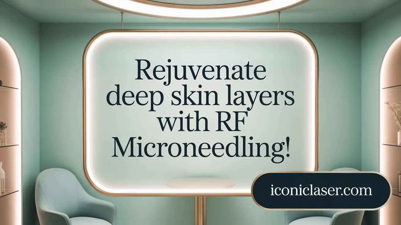 Rejuvenate Deep Skin Layers with RF Microneedling!
