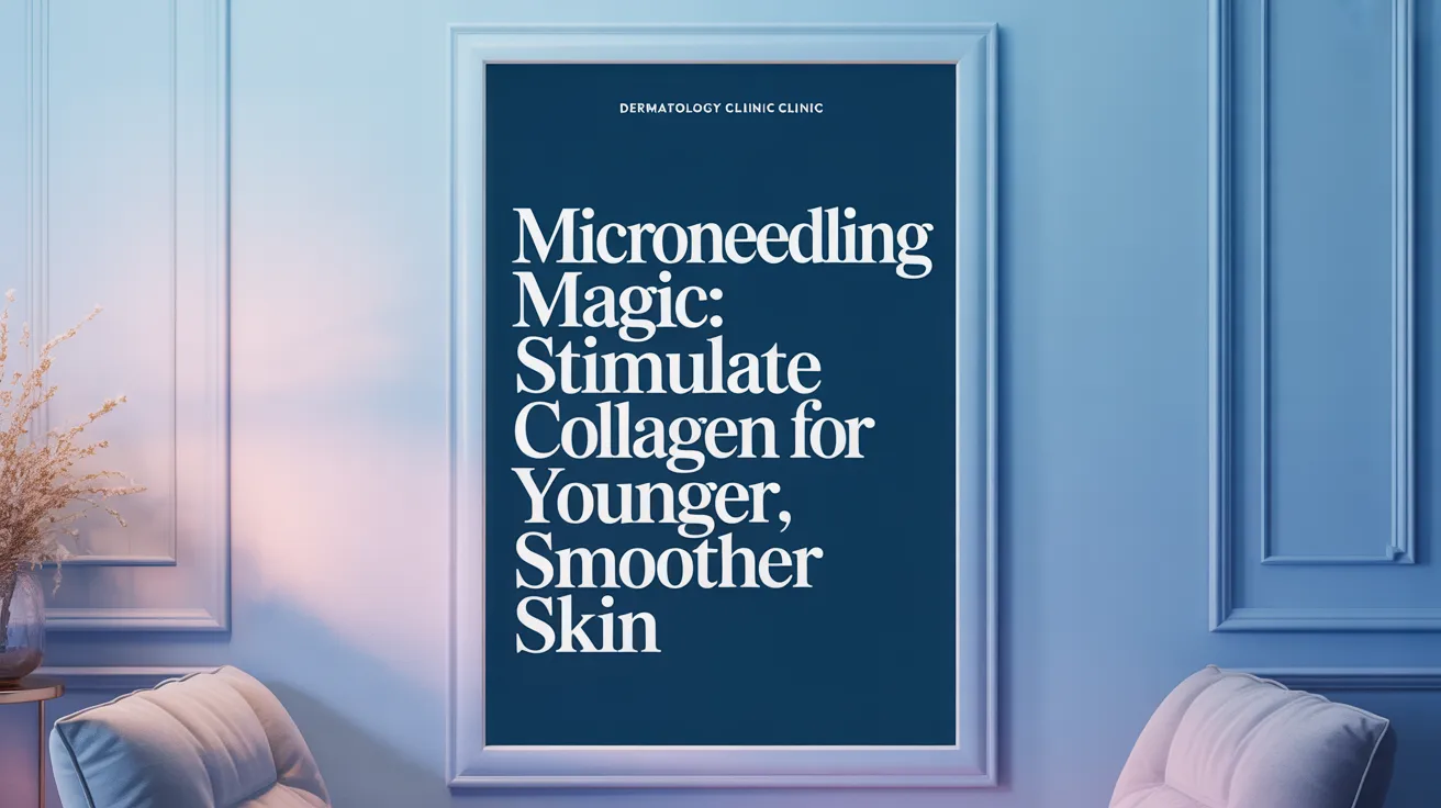 Microneedling Magic: Stimulate Collagen for Younger, Smoother Skin