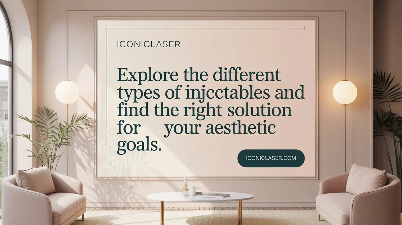 Explore the different types of injectables and find the right solution for your aesthetic goals.