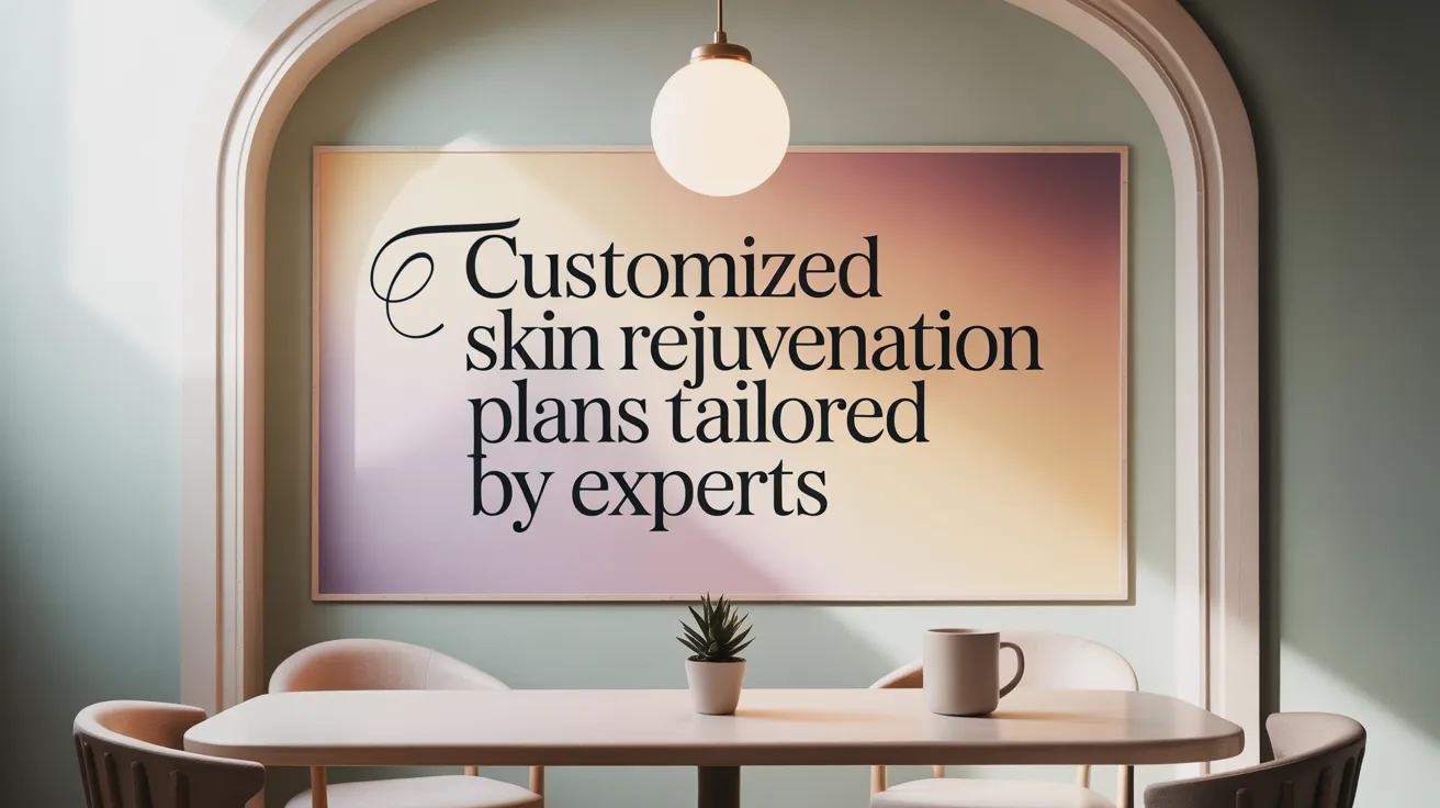 Customized Skin Rejuvenation Plans Tailored by Experts