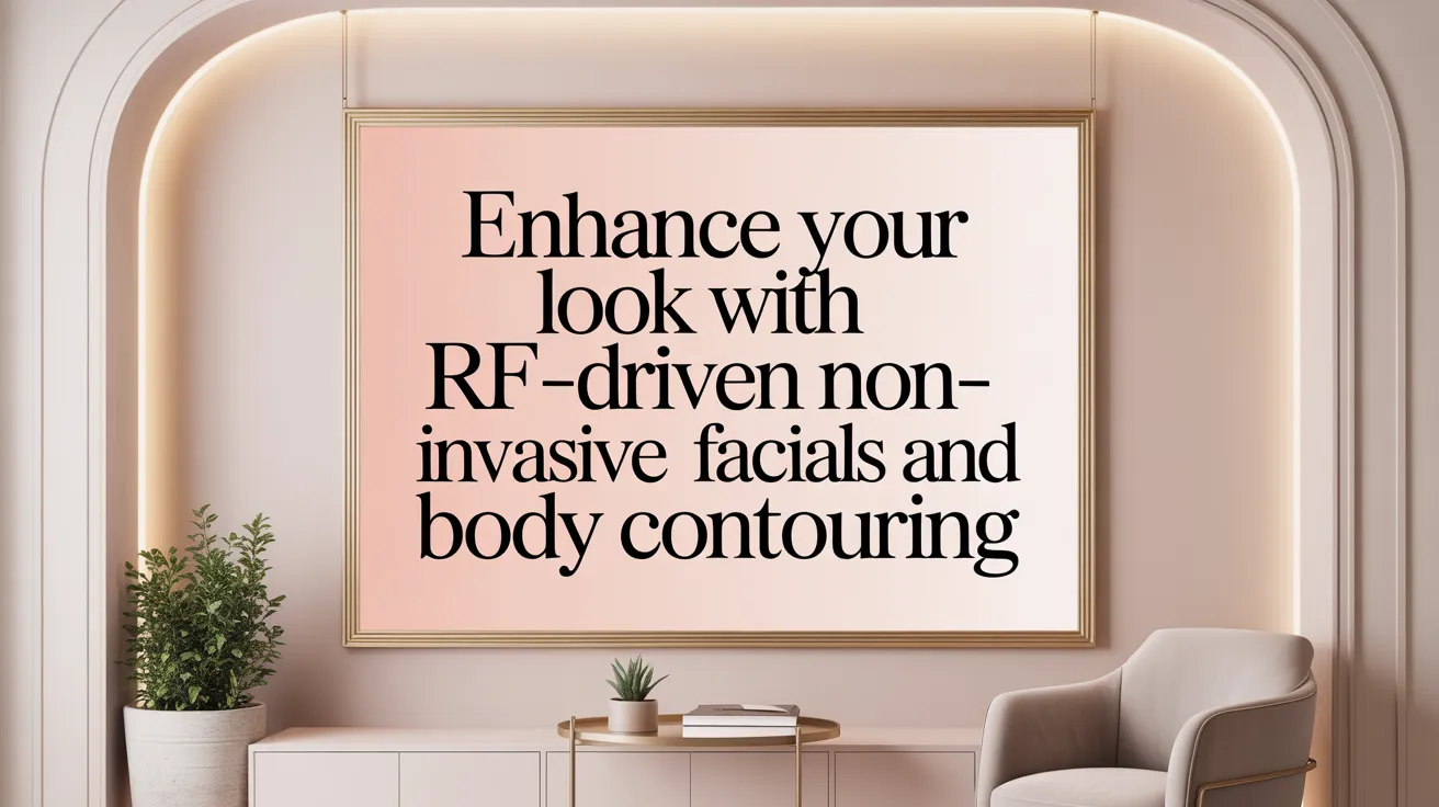 Enhance Your Look with RF-Driven Non-Invasive Facials and Body Contouring