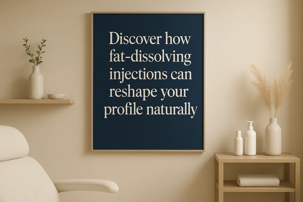 Discover how fat-dissolving injections can reshape your profile naturally