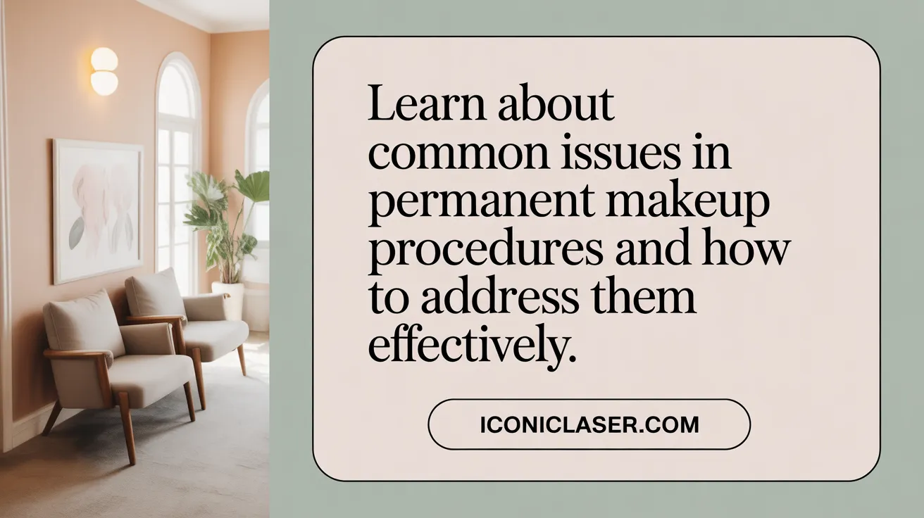 Learn about common issues in permanent eyeliner procedures and how to address them effectively.
