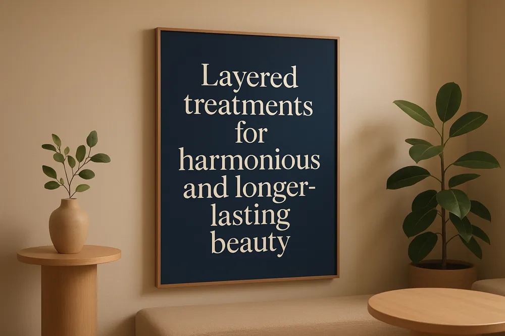 Layered treatments for harmonious and longer-lasting beauty