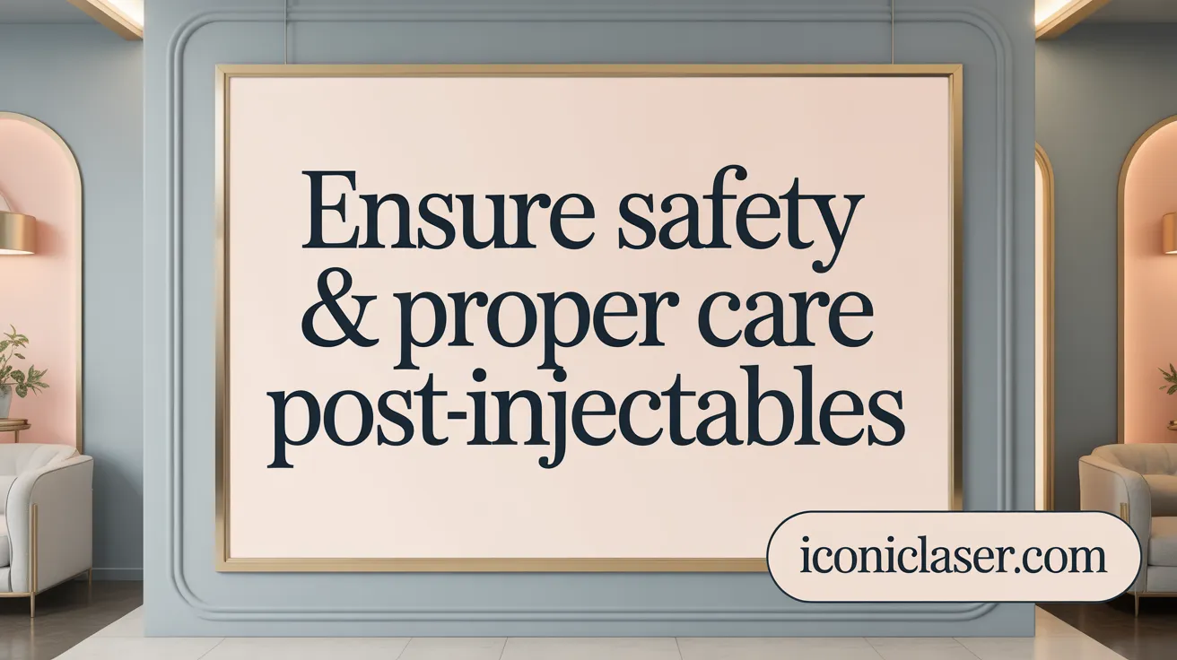 Ensure Safety & Proper Care Post-Injectables