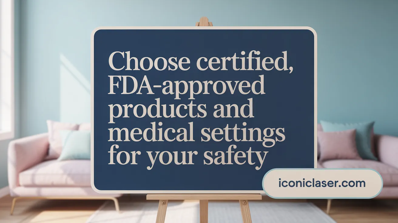 Choose Certified, FDA-Approved Products and Medical Settings for Your Safety