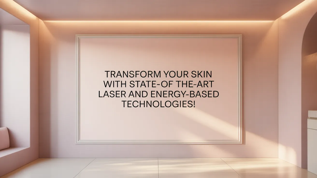 Transform Your Skin with State-of-the-Art Laser and Energy-Based Technologies!