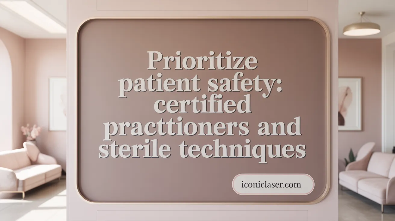 Prioritize Patient Safety: Certified Practitioners and Sterile Techniques