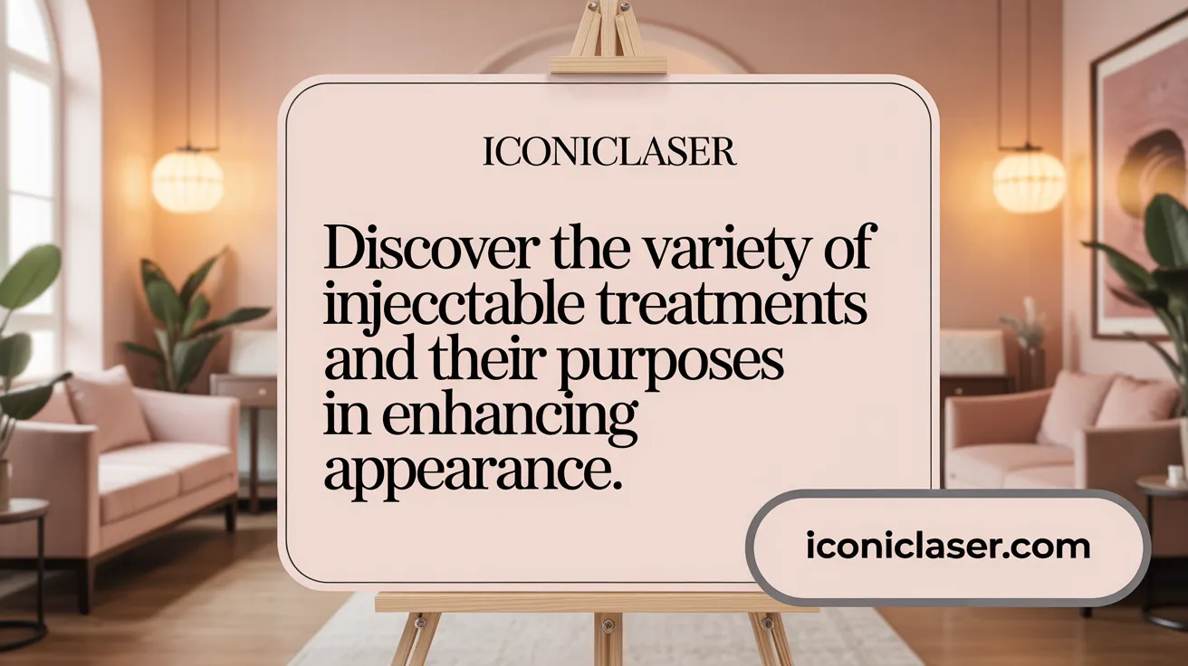 Discover the variety of injectable treatments and their purposes in enhancing appearance.
