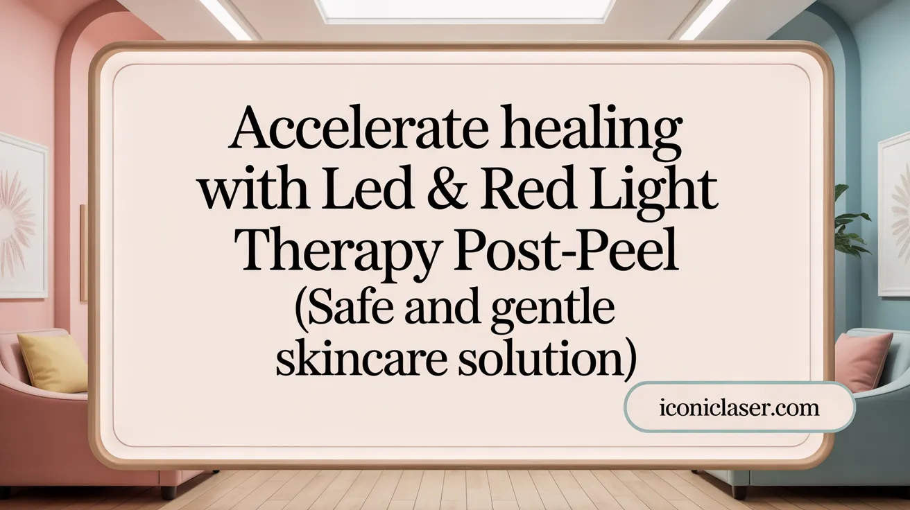Accelerate Healing with LED & Red Light Therapy Post-Peel
