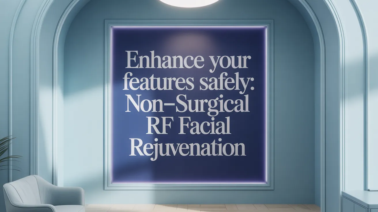 Enhance Your Features Safely: Non-Surgical RF Facial Rejuvenation