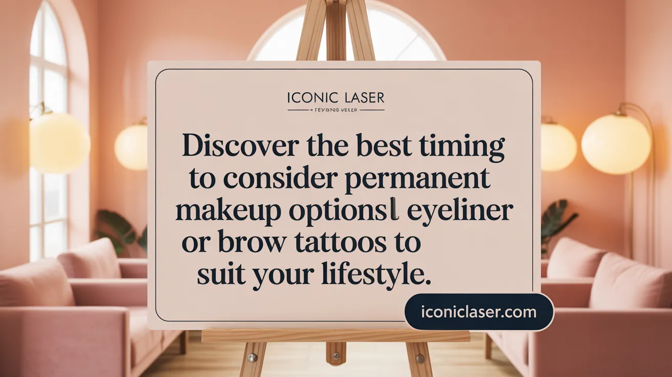 Find out when is the best time to consider permanent eyeliner or brown tattoos for your lifestyle.