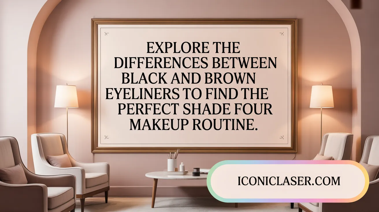Explore the differences between black and brown eyeliners to find the perfect shade for your natural look.