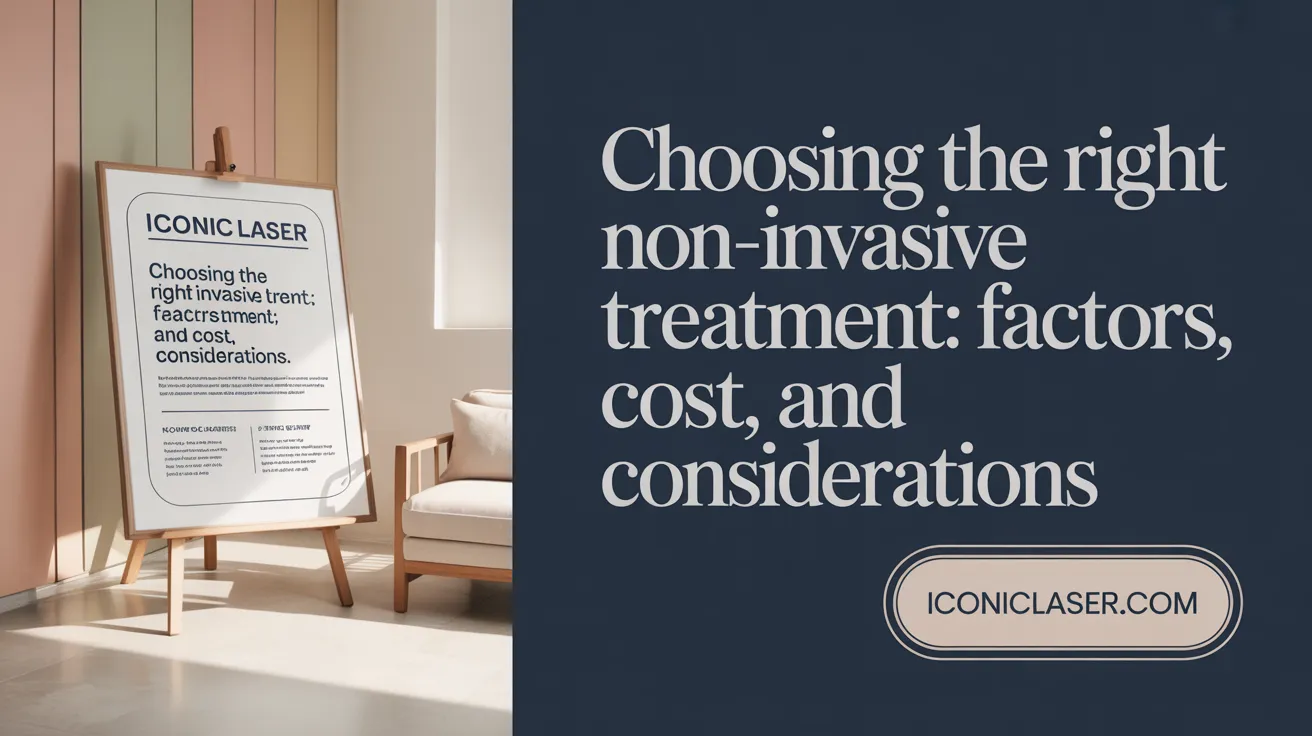 Choosing the Right Non-Invasive Treatment: Factors, Cost, and Considerations