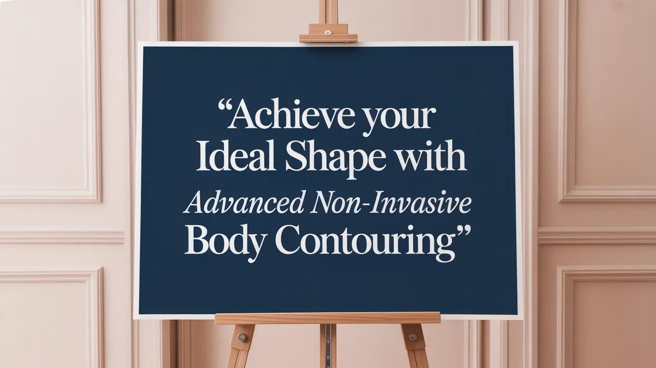Achieve Your Ideal Shape with Advanced Non-Invasive Body Contouring