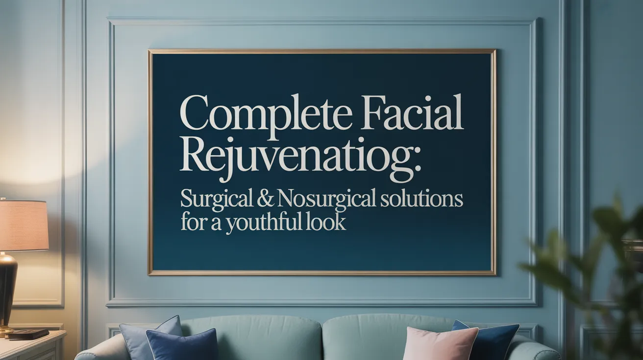 Complete Facial Rejuvenation: Surgical & Nonsurgical Solutions for a Youthful Look