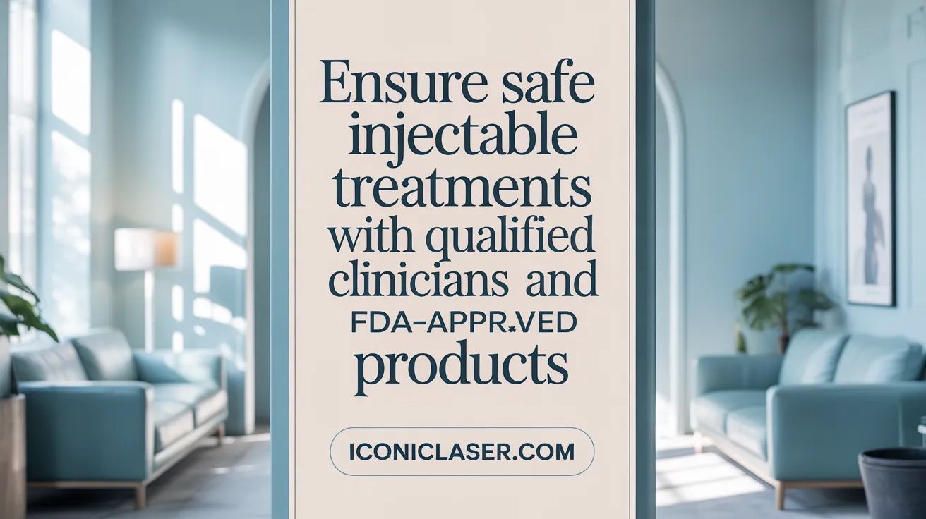 Ensure Safe Injectable Treatments with Qualified Clinicians and FDA-Approved Products