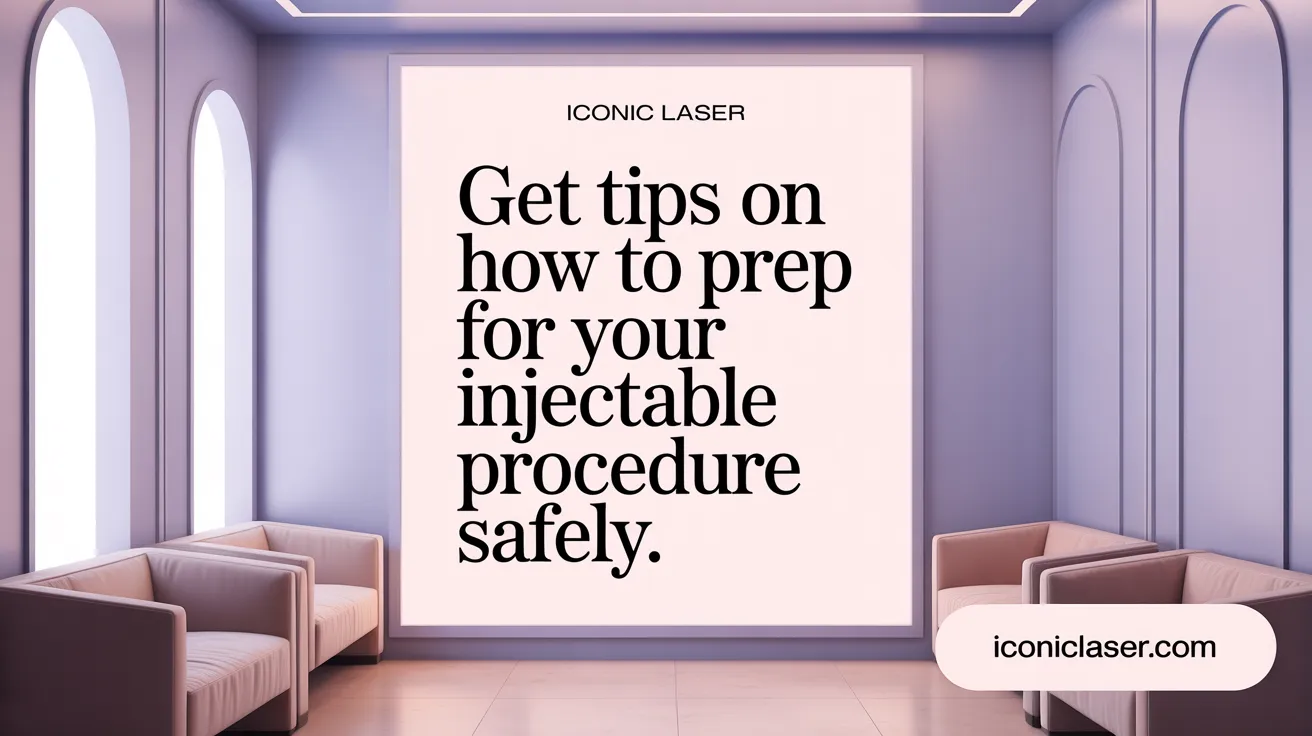 Get tips on how to prep for your injectable procedure safely.