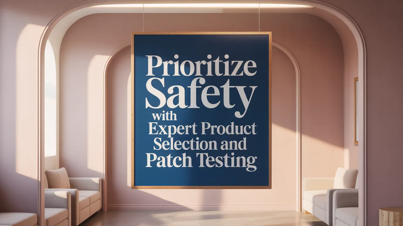 Prioritize Safety with Expert Product Selection and Patch Testing