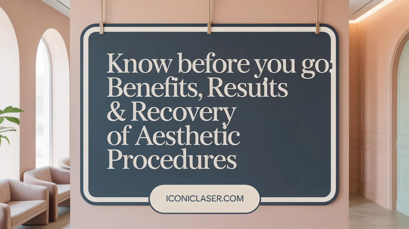 Know Before You Go: Benefits, Results & Recovery of Aesthetic Procedures