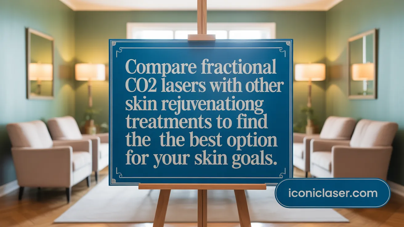 Compare fractional CO₂ lasers with other treatments to find the best option for your skin goals.