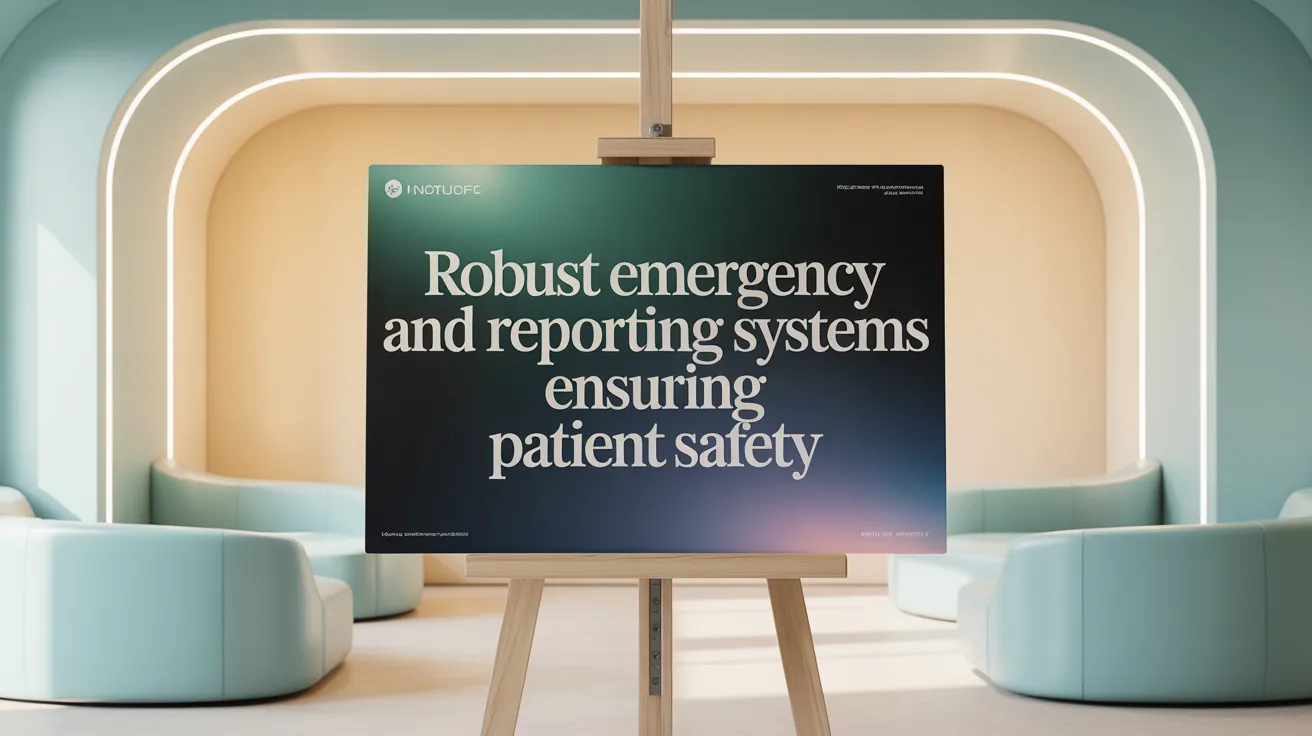 Robust Emergency and Reporting Systems Ensuring Patient Safety