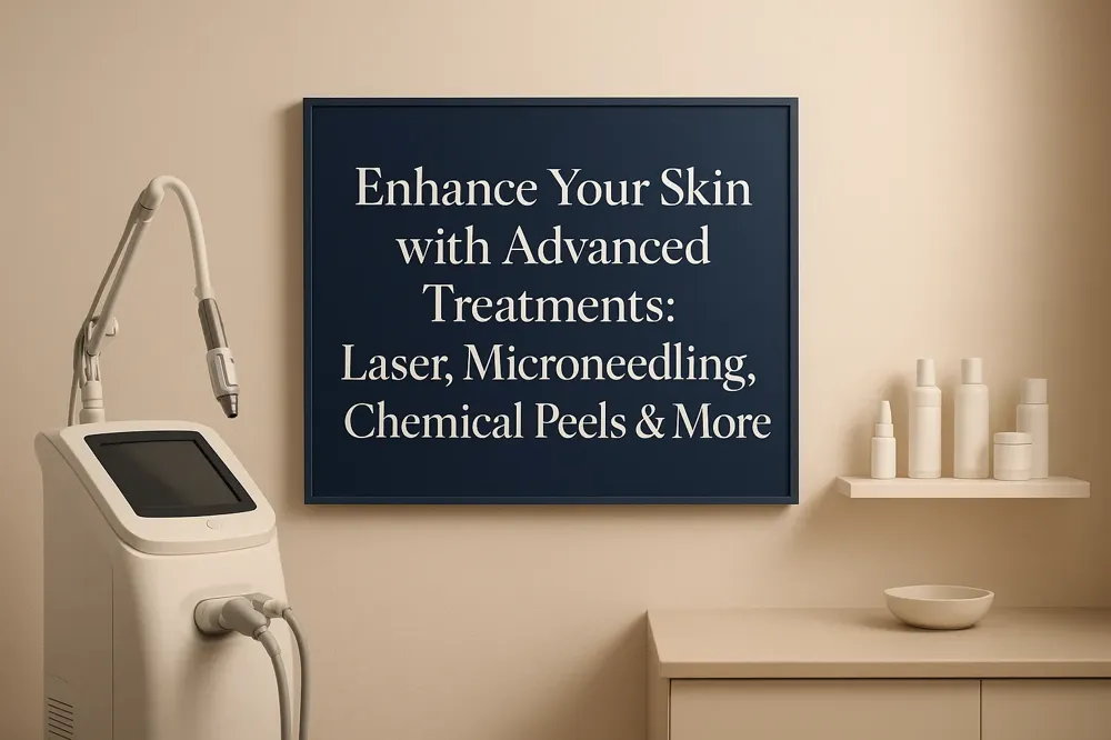 Enhance Your Skin with Advanced Treatments: Laser, Microneedling, Chemical Peels & More