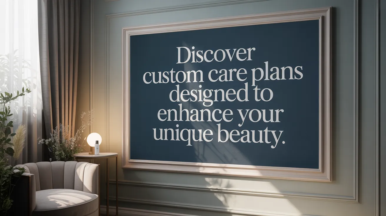 Discover Custom Care Plans Designed to Enhance Your Unique Beauty
