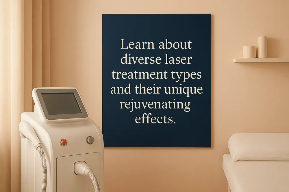 Learn about diverse laser treatment types and their unique rejuvenating effects.