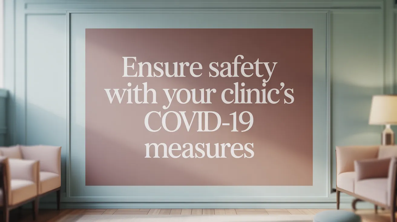 Ensure Safety with Your Clinic's COVID-19 Measures