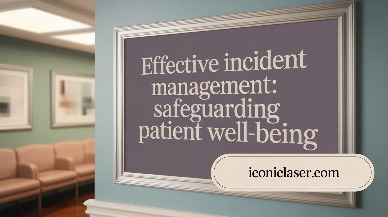 Effective Incident Management: Safeguarding Patient Well-being
