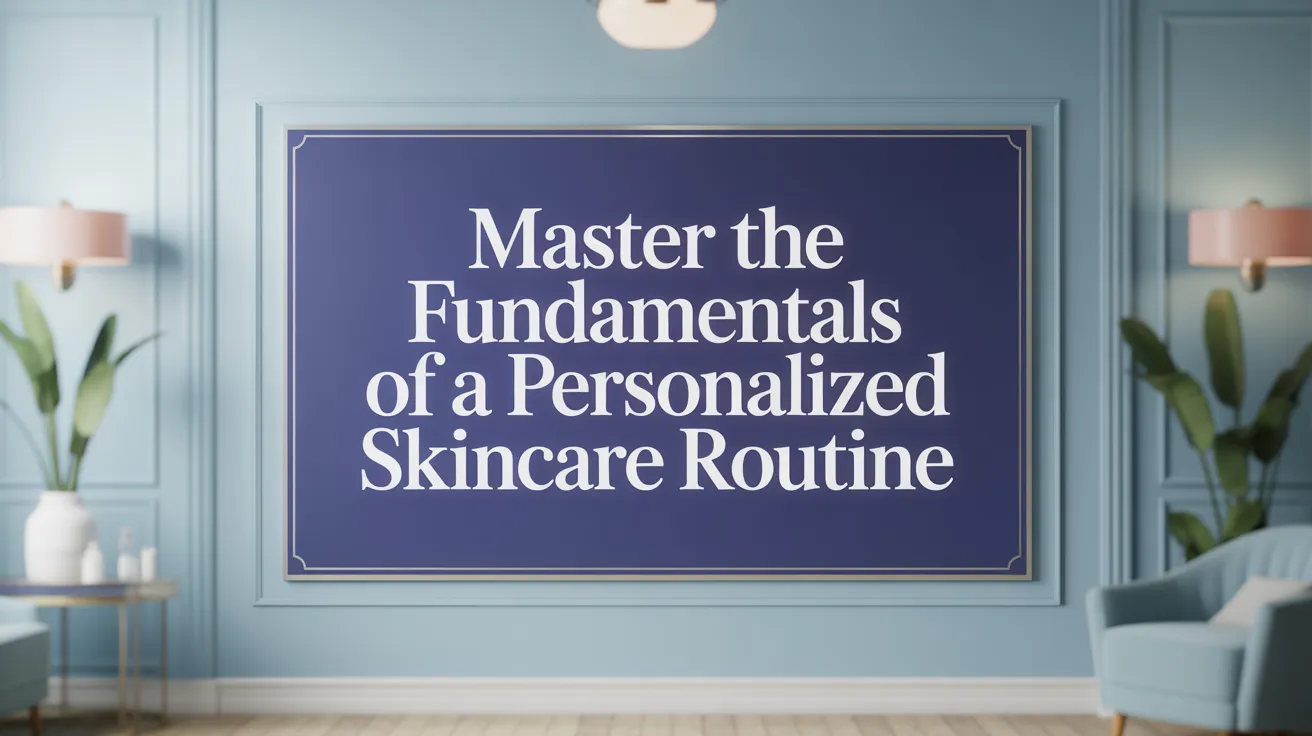 Master the Fundamentals of a Personalized Skincare Routine