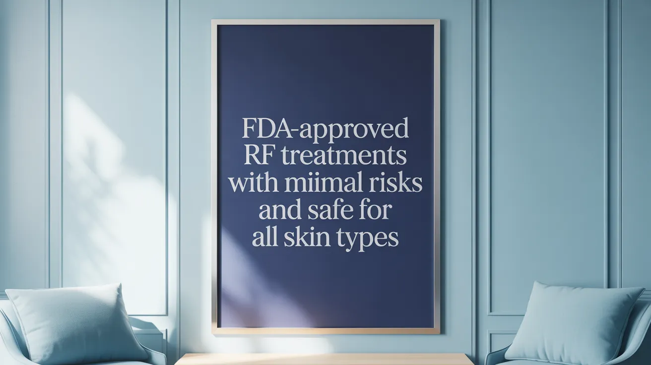 FDA-approved RF treatments with minimal risks and safe for all skin types